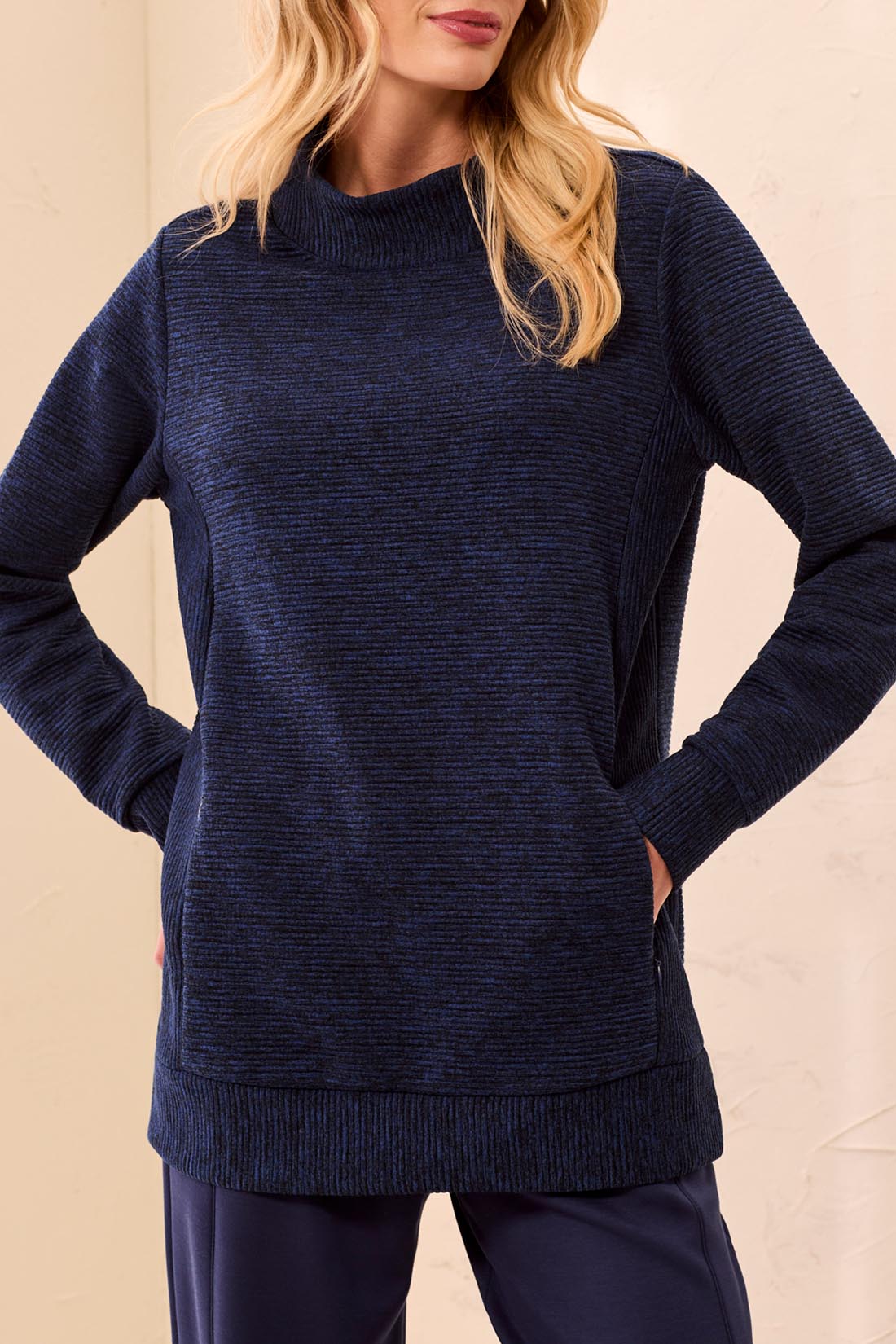 Tribal-L/S Tunic W/Invisible Pockets-3165O-3383-Stellar - The Coach Pyramids