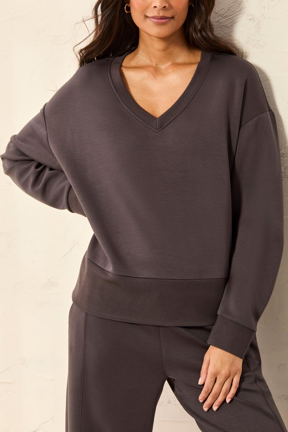 Tribal-L/S V Neck Top-3202O-3394-Tornado - The Coach Pyramids