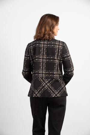 Habitat Fall/Winter 2023-H32345-Swing Jacket-Plaid - The Coach Pyramids