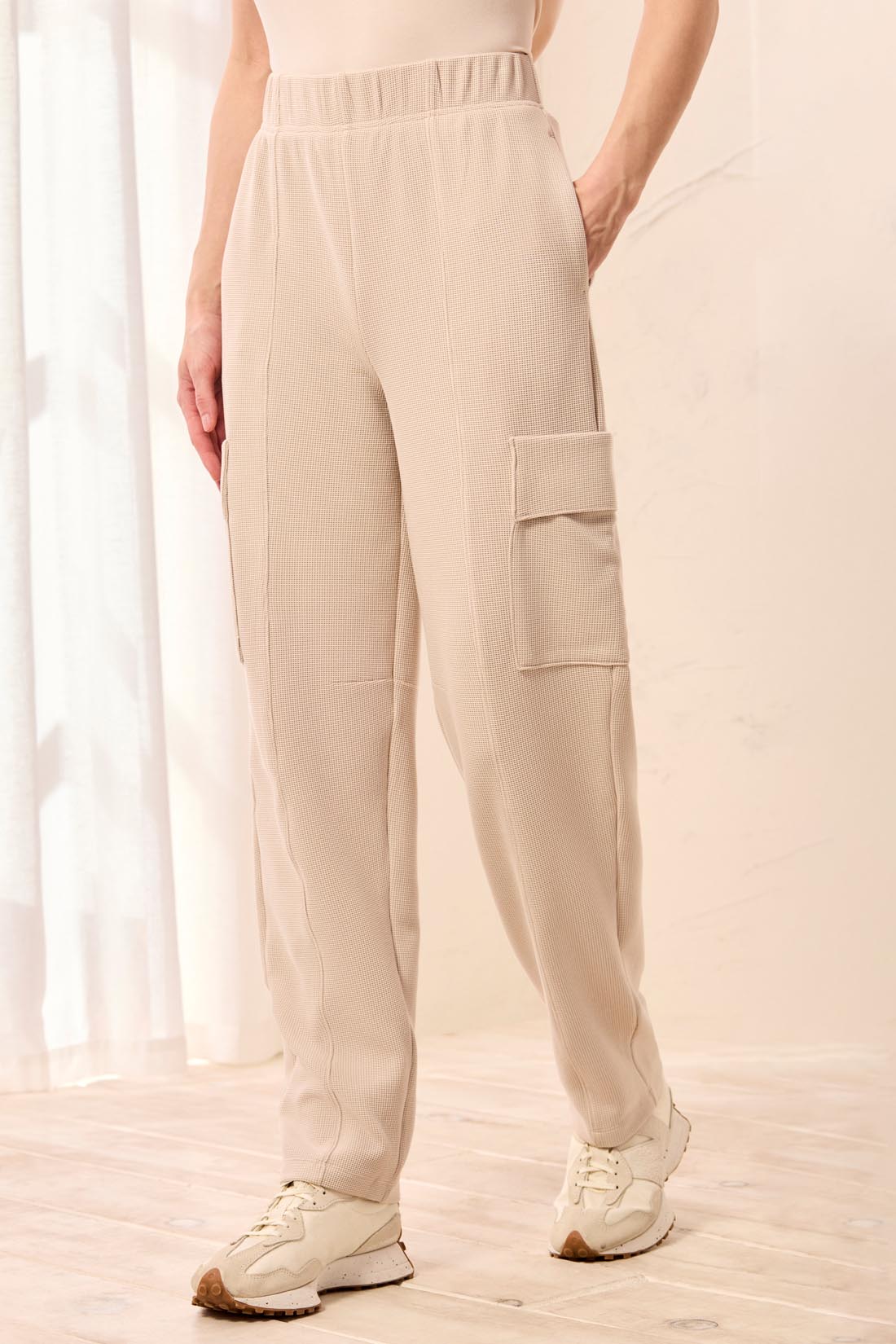 Tribal-Pull On Cargo Pants W/Cargo Pockets-3278O-2416-Sand Dune - The Coach Pyramids