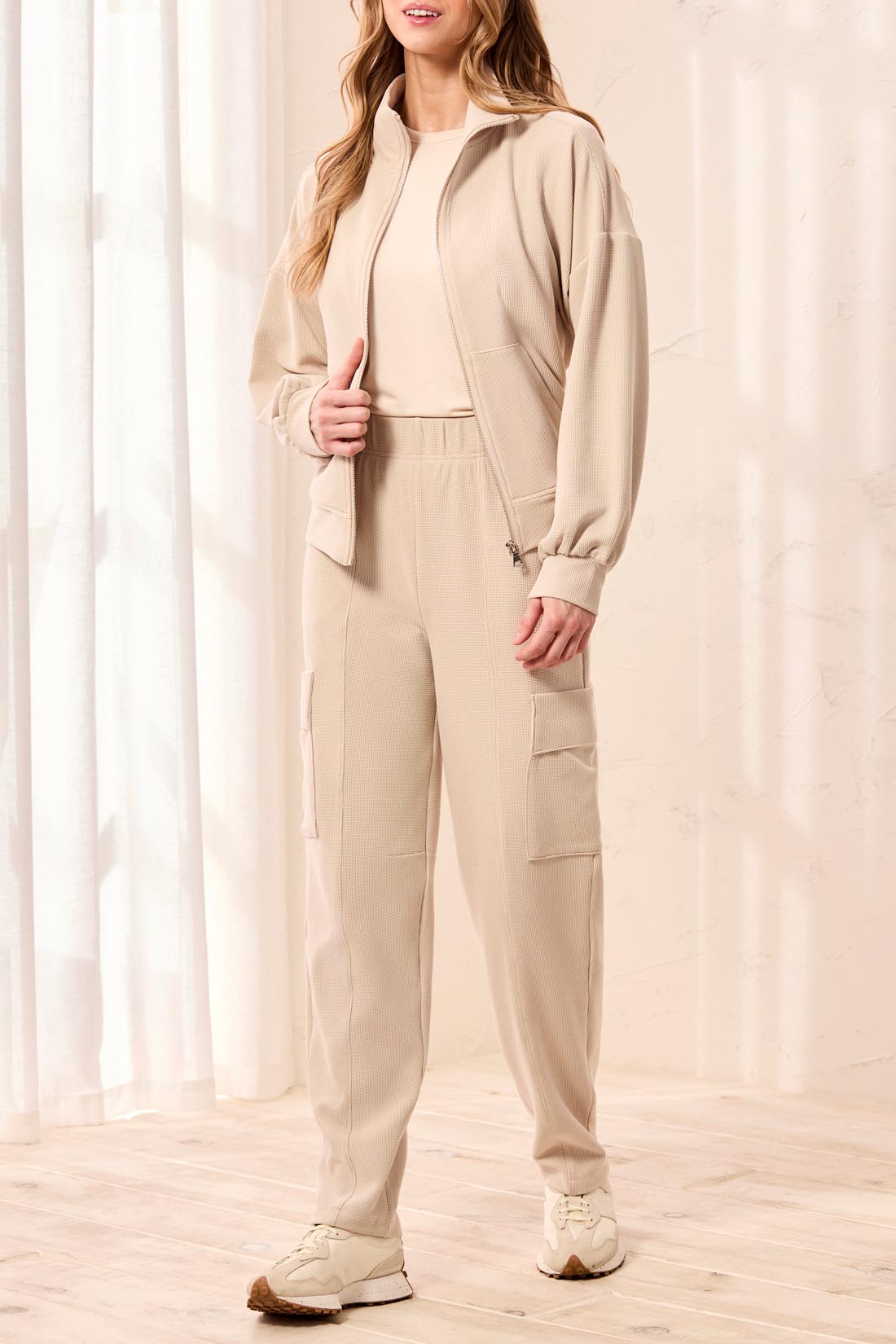 Tribal-Pull On Cargo Pants W/Cargo Pockets-3278O-2416-Sand Dune - The Coach Pyramids