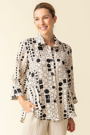 Habitat Spring/Summer 2025-H34118-Party Tunic-OatMeal