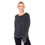 Habitat Escape Fall/Winter 2025-E26533F5-Boxy Crew Neck-Emerald - The Coach Pyramids