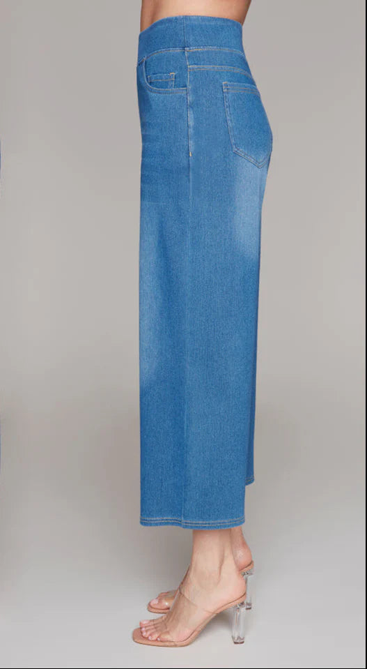 Compli K-36082-Womens Knit Pants-Blue - The Coach Pyramids