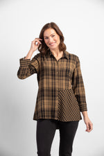 Habitat Fall/Winter 2023-H40420-Shaped Shirt-Sky Line - The Coach Pyramids