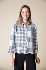 Habitat Fall 2024-H40790-Mixed Pocket Shirt-Winter White