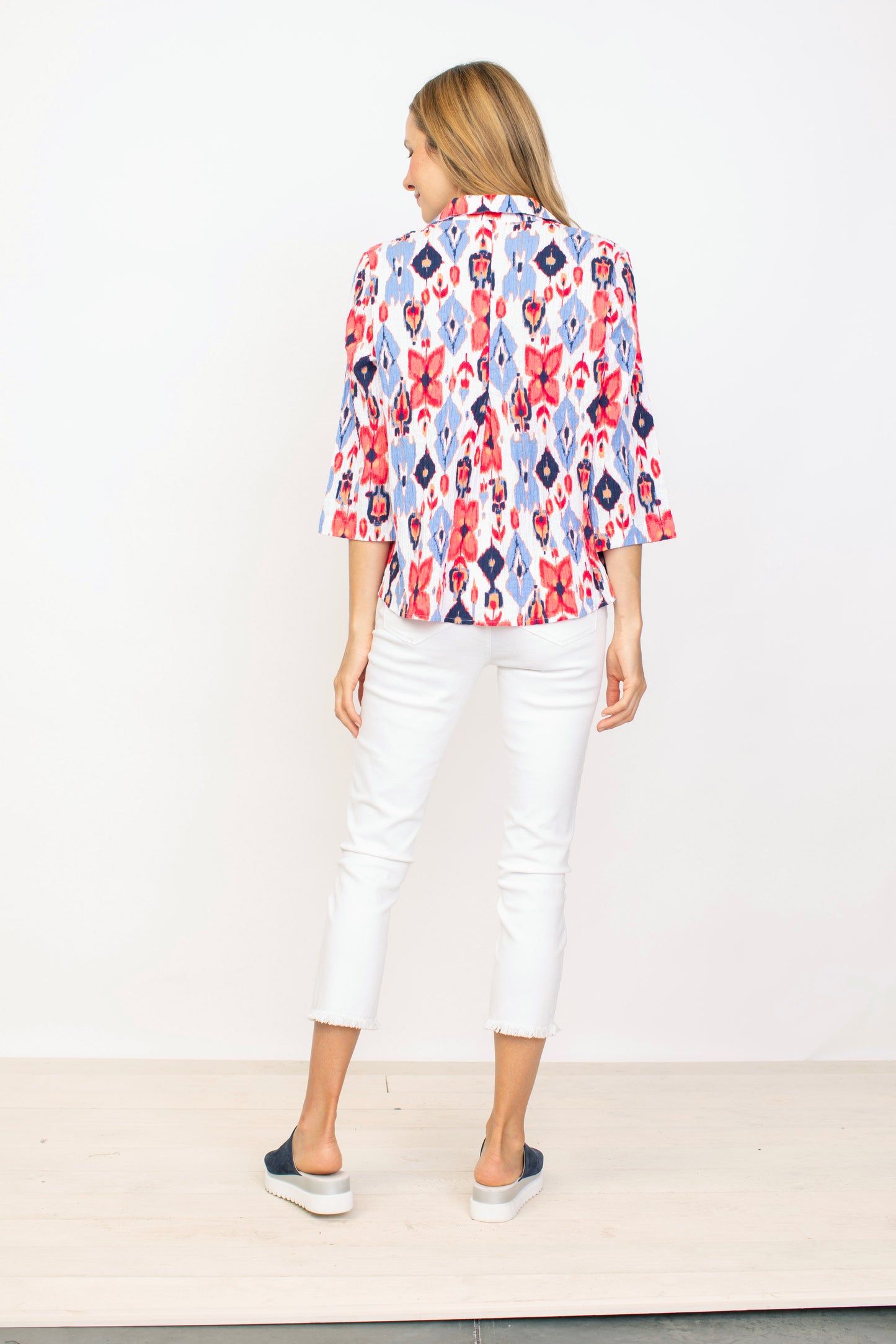 Habitat Spring 2024-H40938- Retro Swing Shirt-Melon - The Coach Pyramids