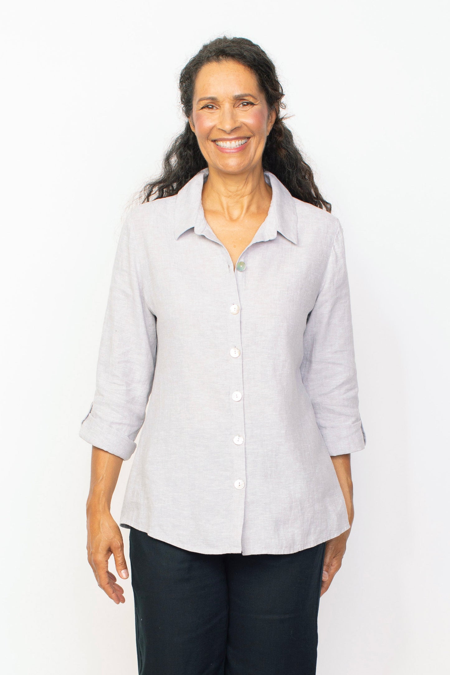 Habitat Spring 2024-H41526- Shaped Shirt-Twilight - The Coach Pyramids
