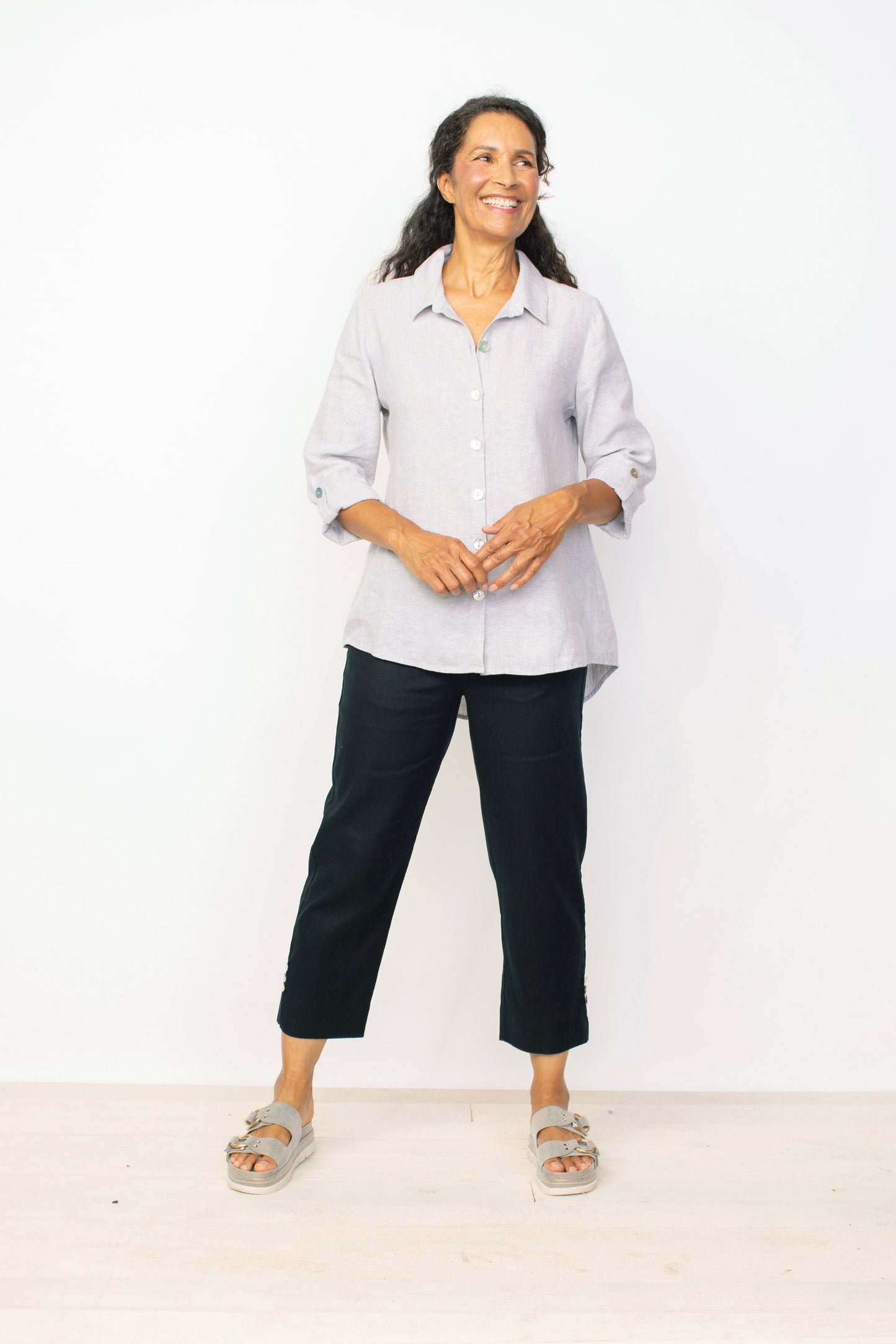 Habitat Spring 2024-H41526- Shaped Shirt-Twilight - The Coach Pyramids