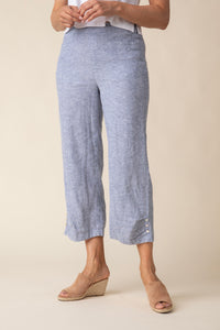 Habitat Spring/Summer 2025-H41576-Pleat Button Capri-Black - The Coach Pyramids