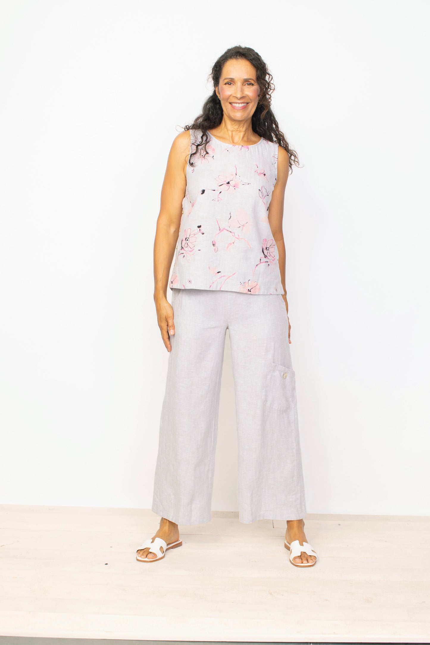 Habitat Spring 2024-H47215- Side Button Tank-Twilight - The Coach Pyramids