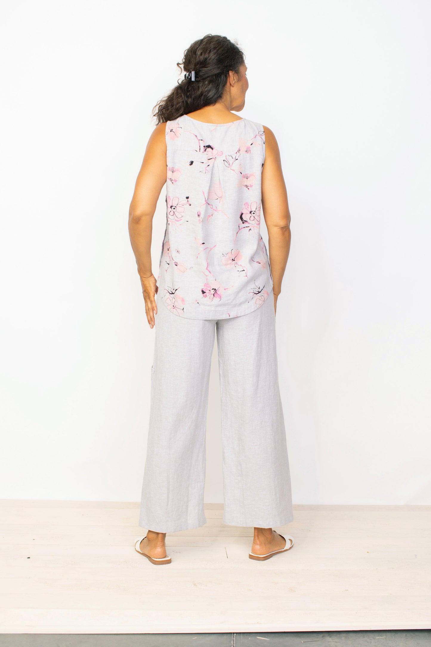 Habitat Spring 2024-H47215- Side Button Tank-Twilight - The Coach Pyramids