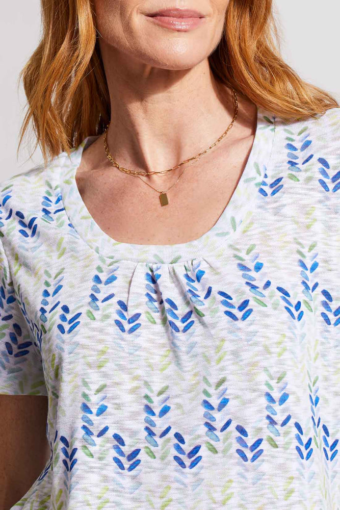 Tribal  Spring/Summer 2024-4835O-3533-Printed Blouse-Wild Lime - The Coach Pyramids