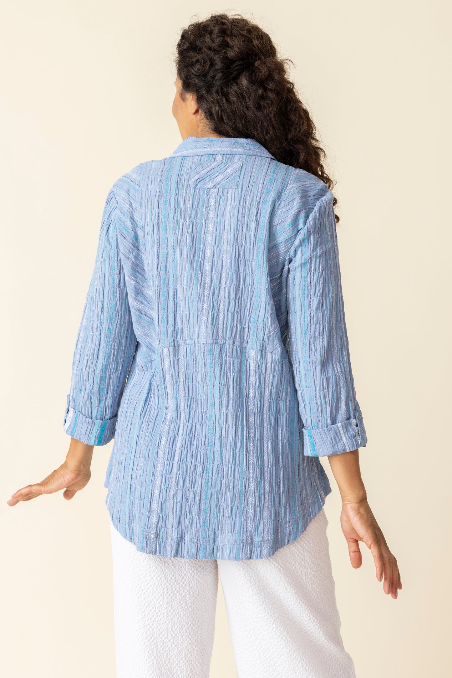 Habitat Spring/Summer 2025-H48634-Boyfriend Tunic-White - The Coach Pyramids
