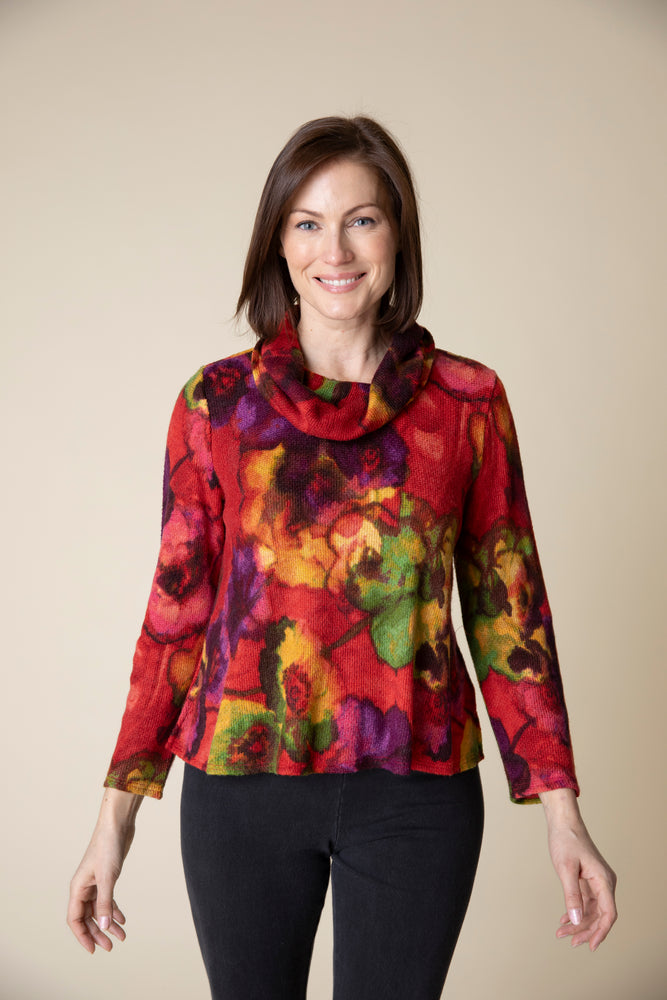 Habitat Fall 2024-H50539-Easy Cowl Floral-Apple