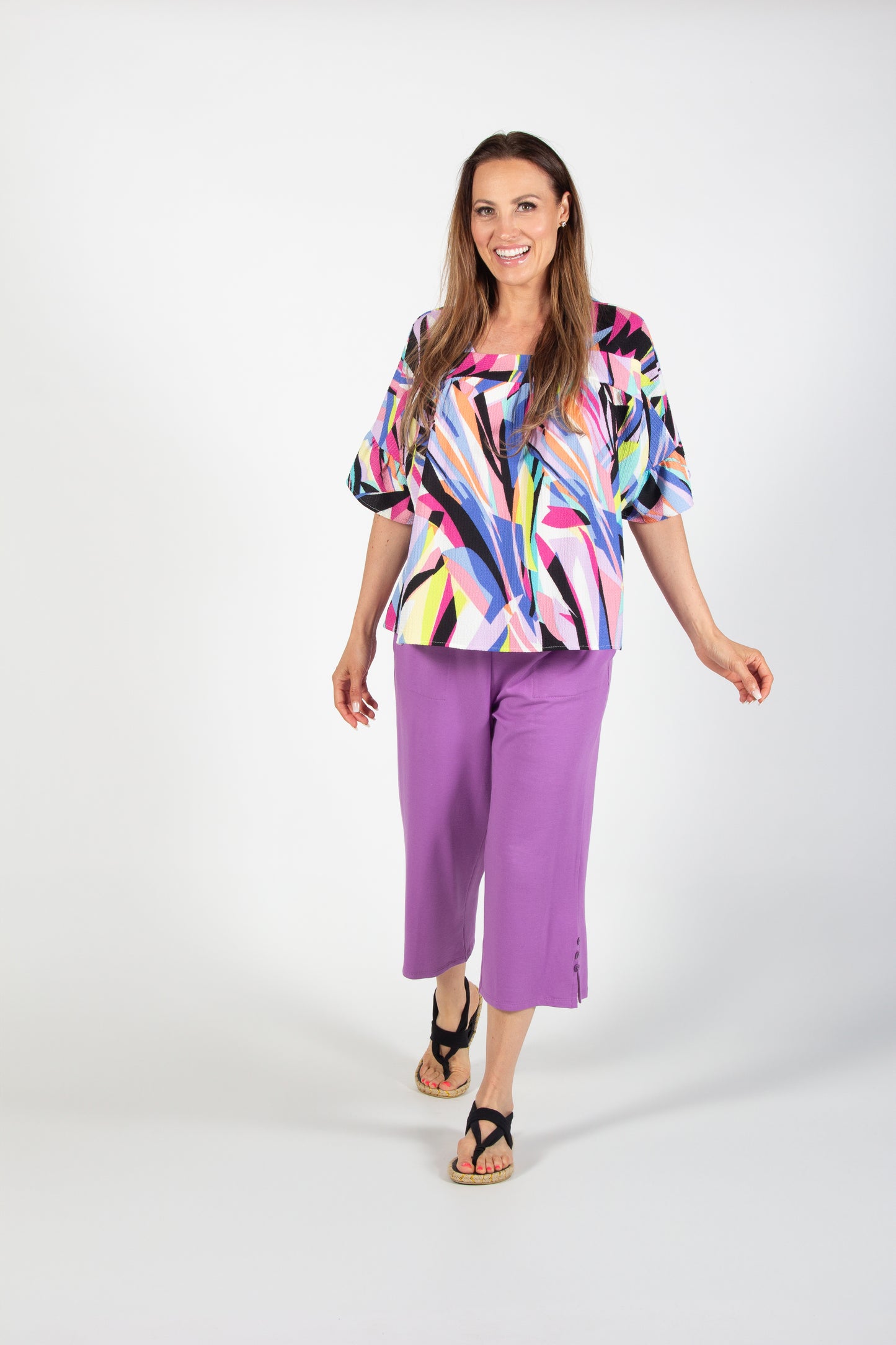 Pure Essence Spring/Summer 2024- 1122357- Pant-White - The Coach Pyramids