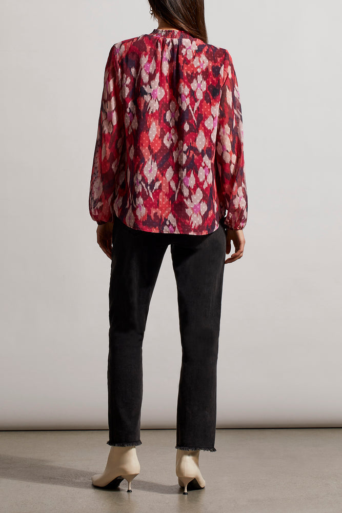 Tribal  Fall/Winter 2023-5310O/4868-Blouse-Red Plum - The Coach Pyramids