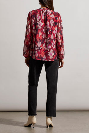 Tribal  Fall/Winter 2023-5310O/4868-Blouse-Red Plum - The Coach Pyramids