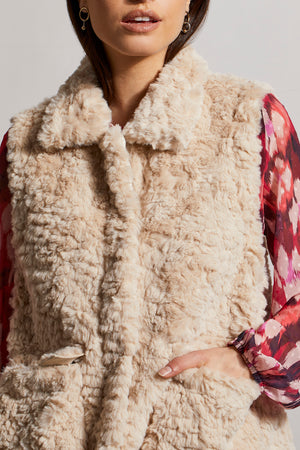 Tribal  Fall/Winter 2023-5313O/4907-Vest-Cream - The Coach Pyramids