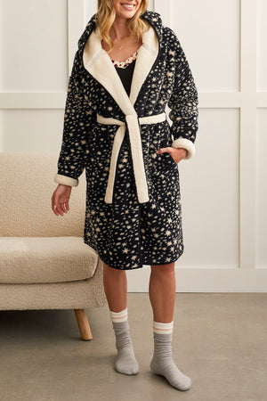 Tribal  Fall/Winter 2023-5324O/4916-Reversible  Robe-Star Gazer - The Coach Pyramids