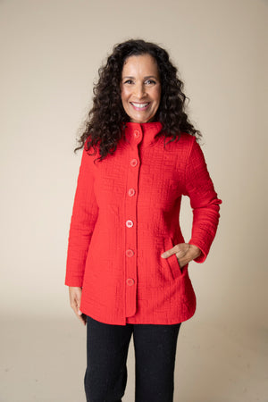 Habitat Fall 2024-H53315-Shirt Tail Jacket-Apple