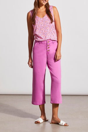 Tribal  Spring/Summer 2024-5365O-2020W-Wide Leg Jeans-Mauve Lush - The Coach Pyramids