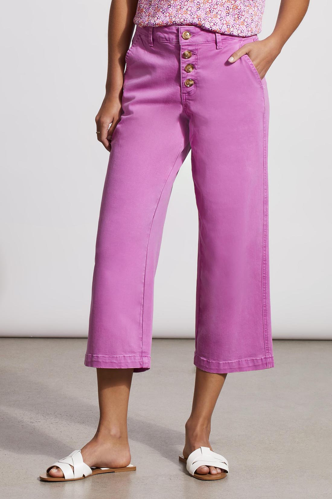 Tribal  Spring/Summer 2024-5365O-2020W-Wide Leg Jeans-Mauve Lush - The Coach Pyramids