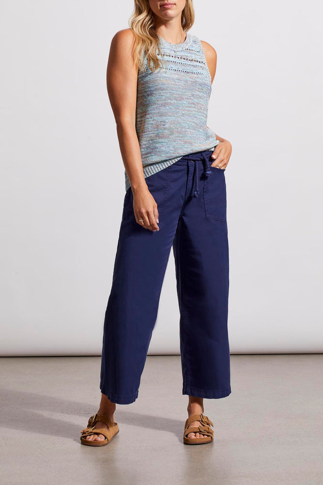 Tribal  Spring/Summer 2024-5404O/4943-Wide Crop Jeans-Nautical - The Coach Pyramids