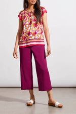 Tribal  Spring/Summer 2024 5451O/1434-Printed Blouse-Limoncello - The Coach Pyramids