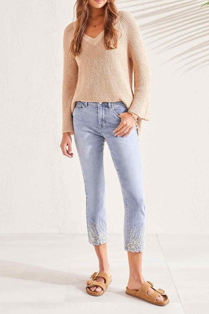 Tribal  Spring/Summer 2024-5455O/2020-Slim Crop Jean-LT Vintage - The Coach Pyramids