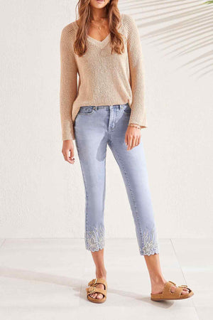 Tribal  Spring/Summer 2024-5455O/2020-Slim Crop Jean-LT Vintage - The Coach Pyramids