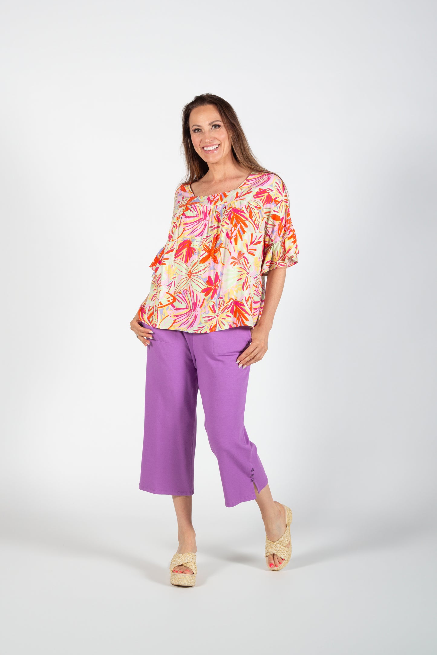 Pure Essence Spring/Summer 2024- 1122357- Pant-White - The Coach Pyramids