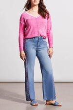 Tribal  Spring/Summer 2024 5481O/4960-Jean W/Side Embroidery-Blue Lotus - The Coach Pyramids