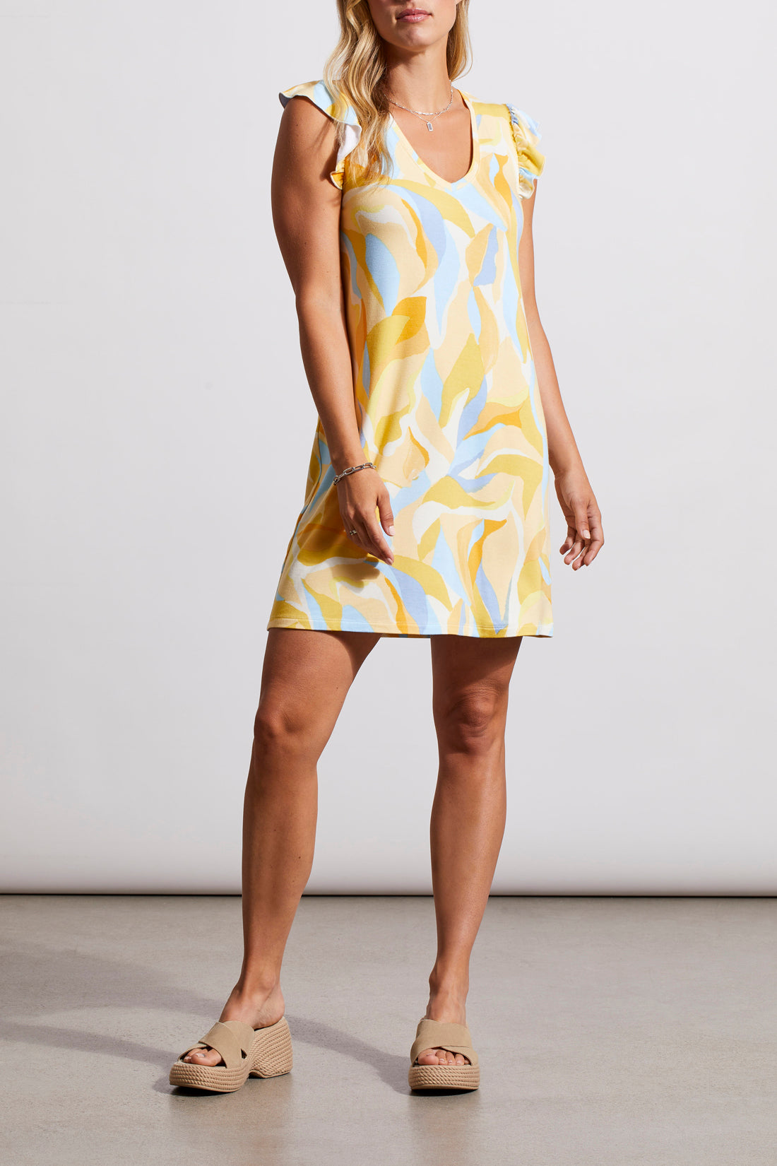Tribal  Spring/Summer 2024 5492O/1567-Knit Dress-Orange Sun - The Coach Pyramids