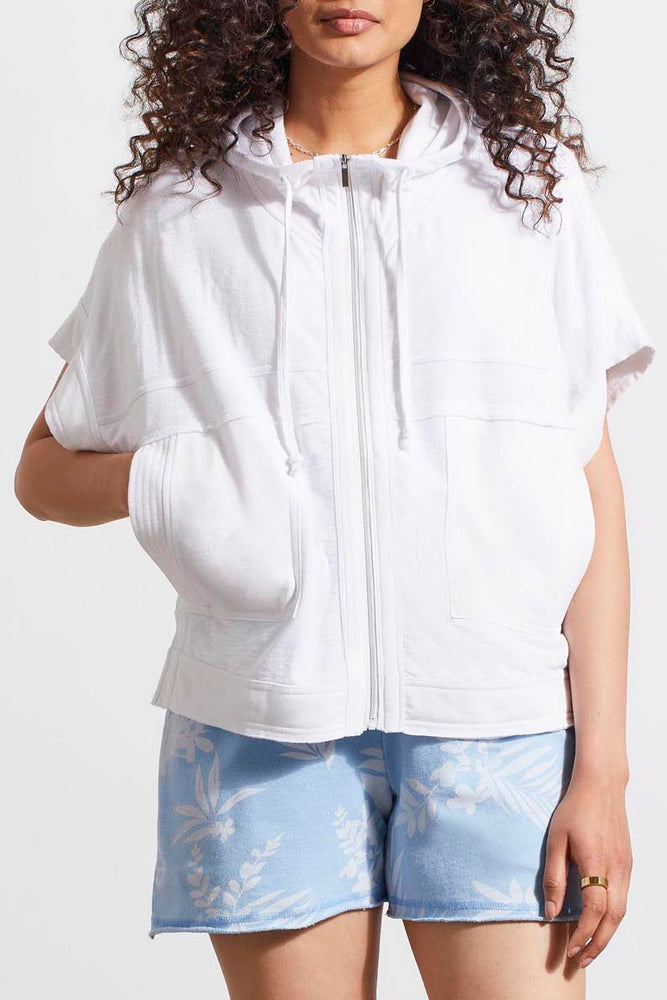 Tribal  Spring/Summer 2024 5506O/4968-Hooded Jacket-White - The Coach Pyramids