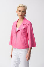 Joseph Ribkoff Fall 2025-251908-4368-Jacket-Bubble Gum - The Coach Pyramids