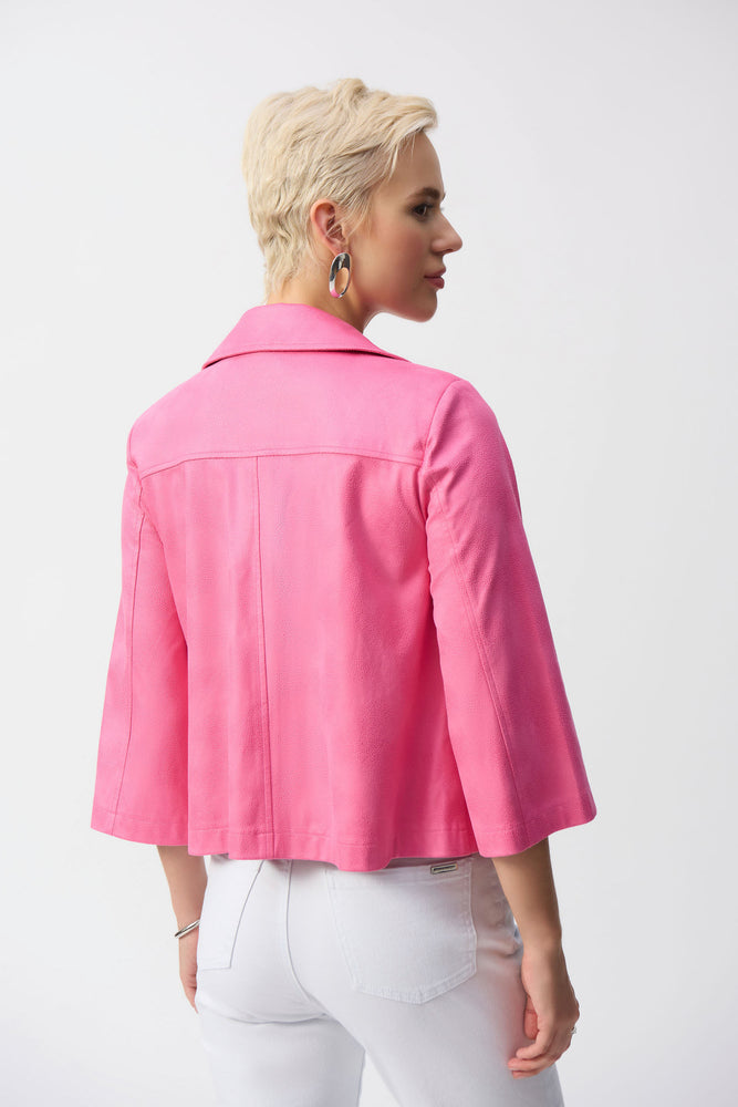 Joseph Ribkoff Fall 2025-251908-4368-Jacket-Bubble Gum - The Coach Pyramids