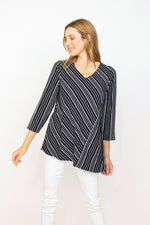 Habitat Spring 2024-H55130-Angled Tunic-Black - The Coach Pyramids