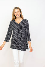 Habitat Spring 2024-H55130-Angled Tunic-Black - The Coach Pyramids