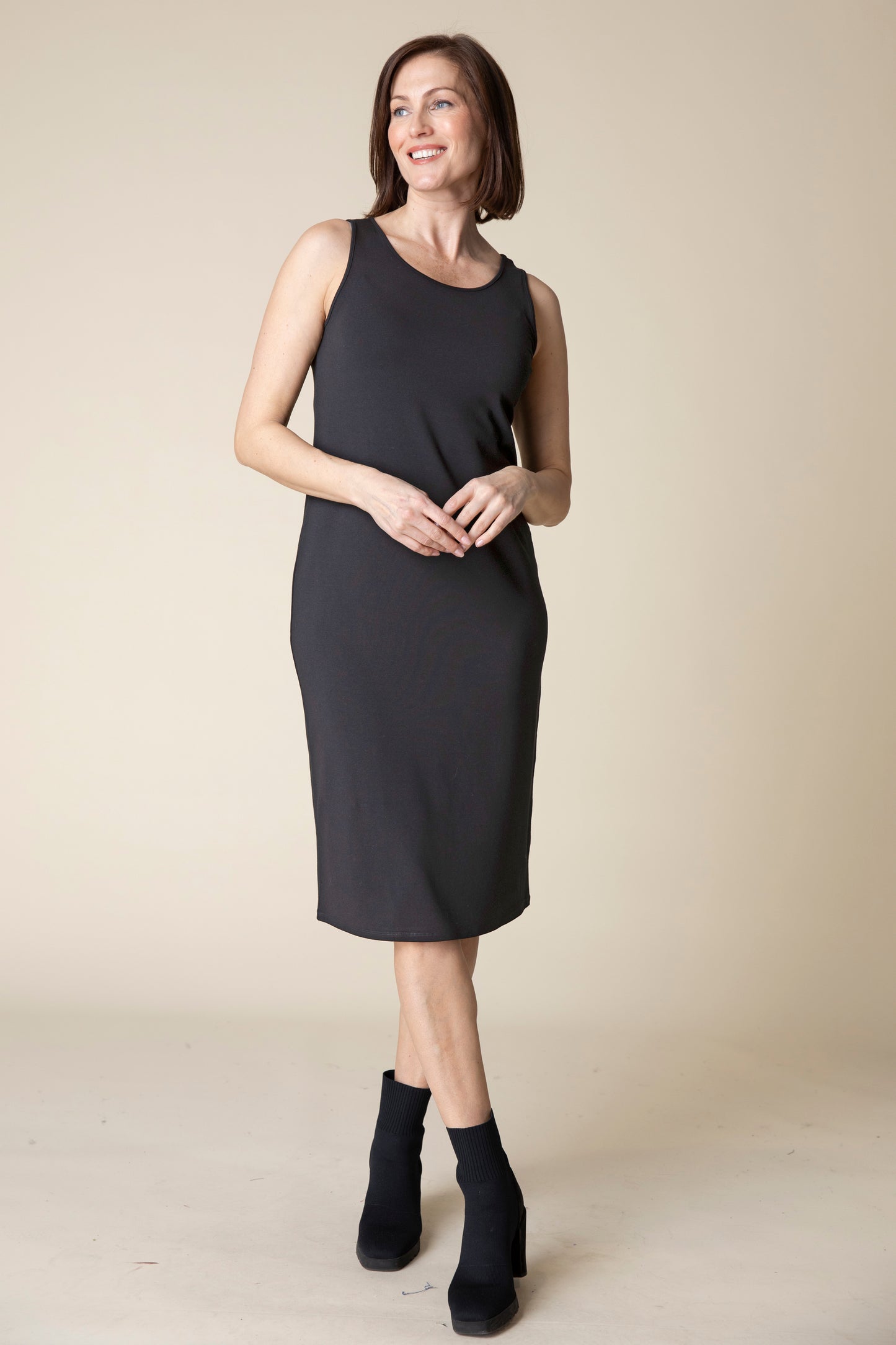 Habitat Fall 2024-H55986-Short Everything Dress-Black - The Coach Pyramids