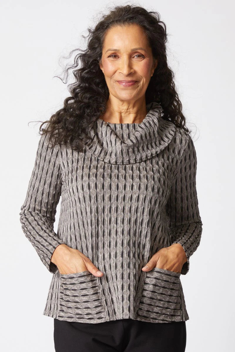 Habitat Fall/Winter 2025-H57108-Pocket Top-Drift Wood - The Coach Pyramids