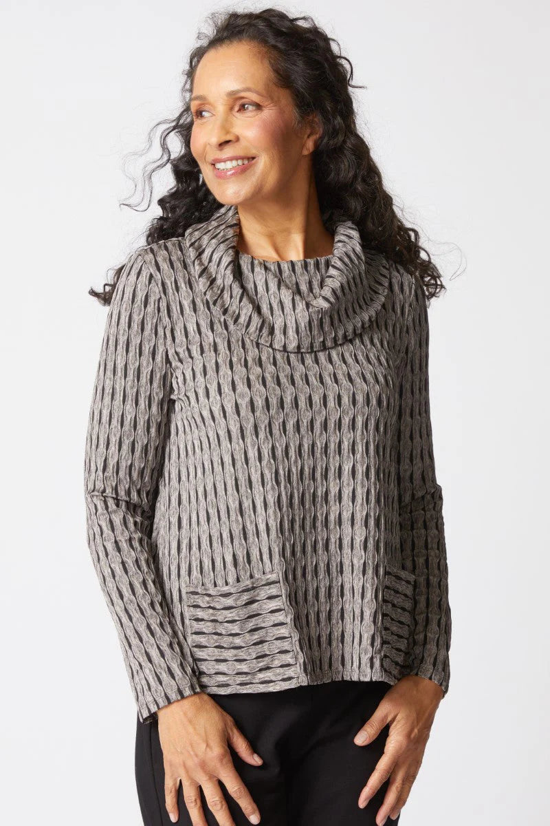 Habitat Fall/Winter 2025-H57108-Pocket Top-Drift Wood - The Coach Pyramids