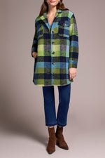 Tribal Fall 2025-5966O-5056-Notch Collar Jacket-Night Fall - The Coach Pyramids