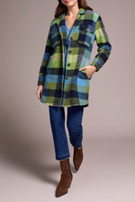 Tribal Fall 2025-5966O-5056-Notch Collar Jacket-Night Fall - The Coach Pyramids
