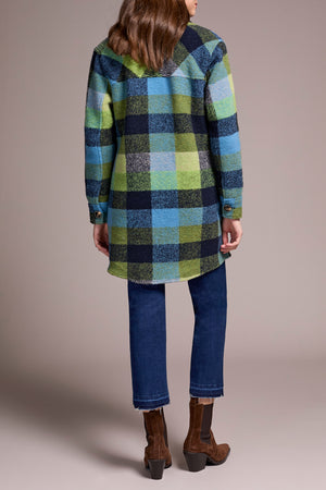 Tribal Fall 2025-5966O-5056-Notch Collar Jacket-Night Fall - The Coach Pyramids