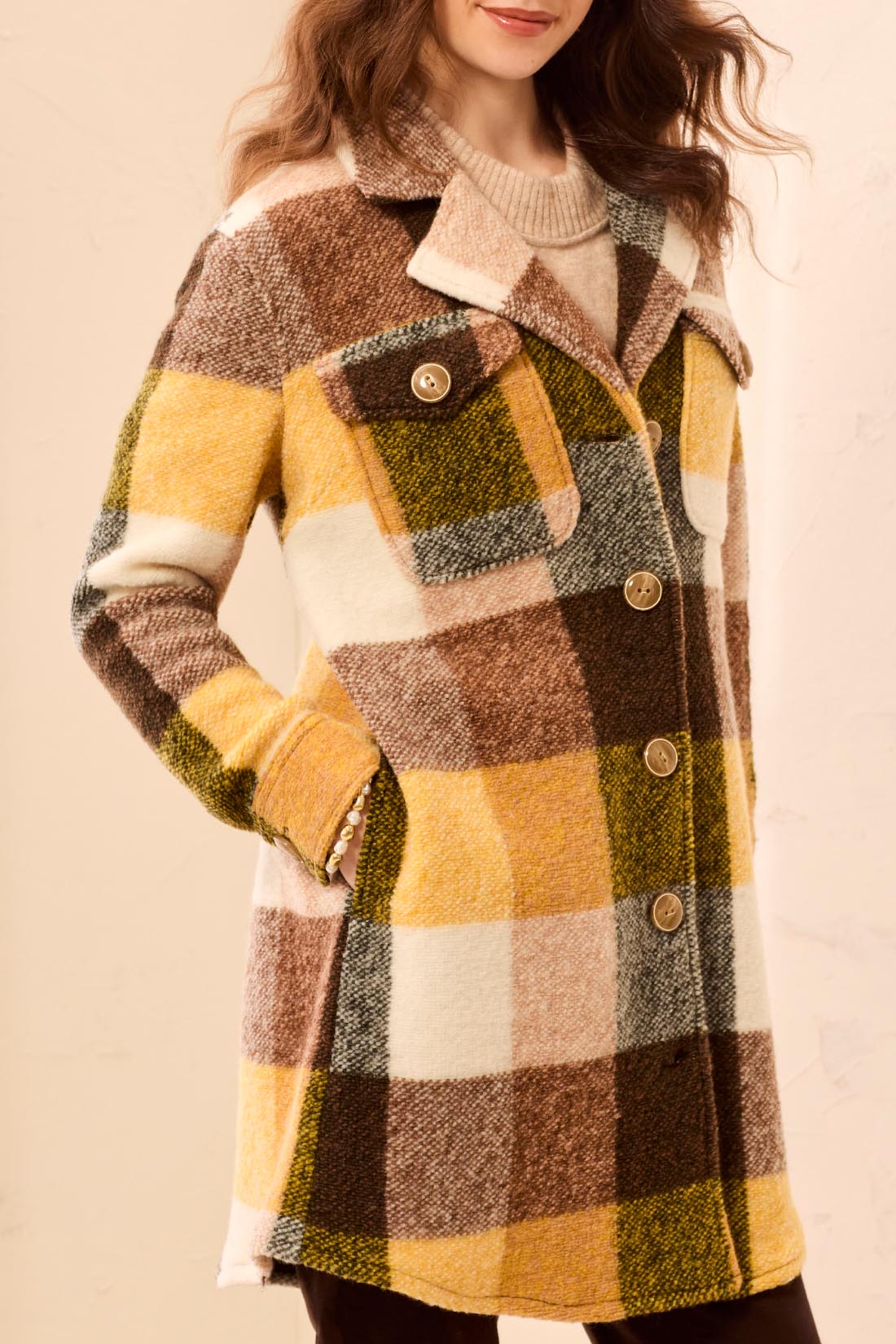Tribal-Notch Collar Jacket-5966O-2457-Hazel Wood - The Coach Pyramids