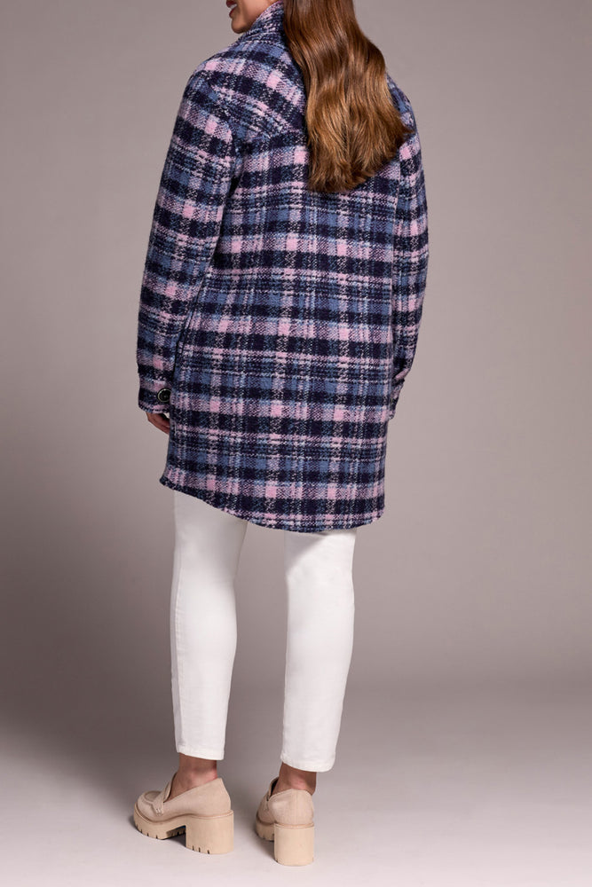 Tribal Fall 2025-5966O-5056-Notch Collar Jacket-Vintage Lilac - The Coach Pyramids
