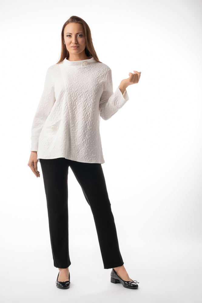 Pure Essence Fall/Winter 2025-615-8002-Tunic-Snow