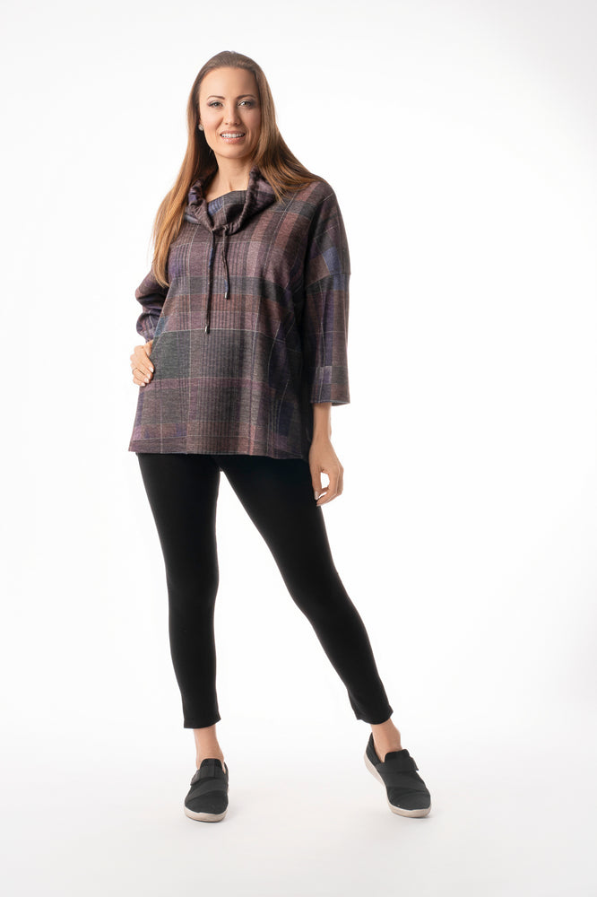 Pure Essence Multi-Color Tunic Style 626-8019 - Fall/Winter 2025 | Made in Canada