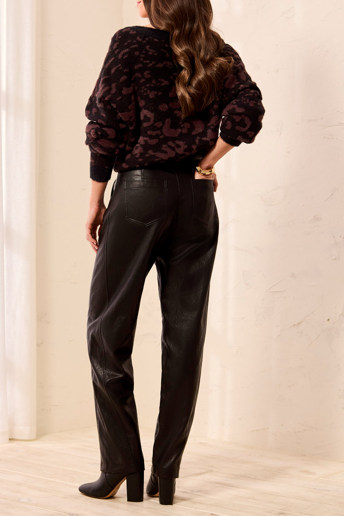 Tribal-Barrel PU Pant W/Side Insert-6288O-0002-Black - The Coach Pyramids
